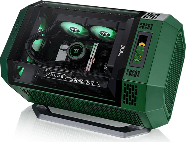 Thermaltake AC-074-ONDNAN-A1 Tower 300 Számítógépház állványcsomag - Sötétzöld Thermaltake AC-074-ONDNAN-A1 Tower 300 Számítógépház állványcsomag - Sötétzöld