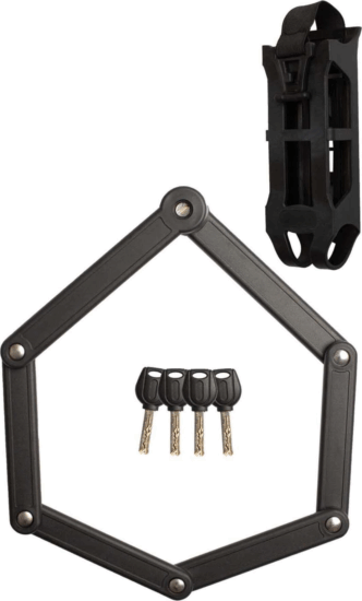 MasterLock 8335EURDPRO Kulcsos kerékpár zár - Fekete