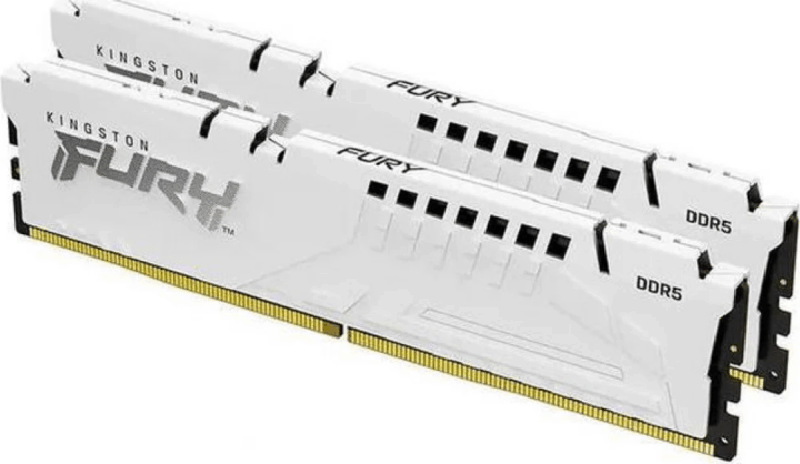 Kingston 64GB / 6000 Fury Beast White Expo DDR5 RAM KIT (2x32GB)
