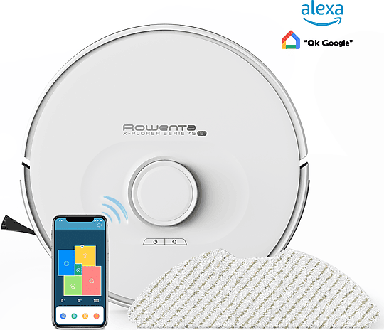 Rowenta X-plorer S72S Animal & Allergy RR8577WH Robotporszívó