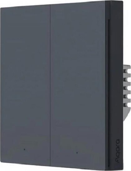 Aqara WS-EUK04-G 2 gombos okos kapcsoló - Fekete