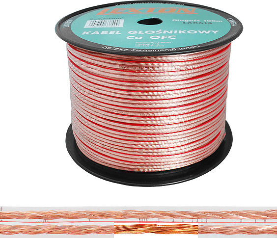 Lexton LXK614 Hangszóró kábel 2 x 2.5mm - 2 m