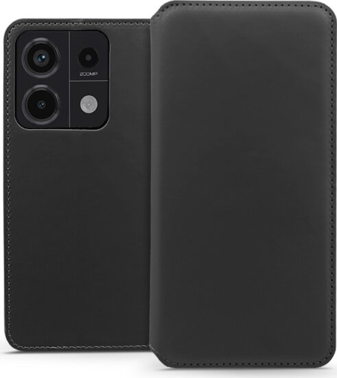 Haffner Dual Pocket Xiaomi Redmi Note 13 Pro 5G / Poco X6 5G Flip Tok - Fekete