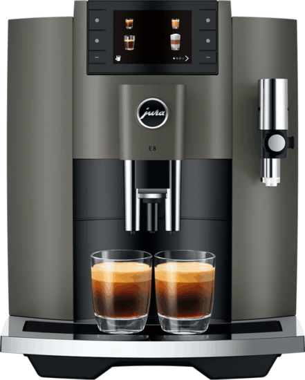 Jura E8 Automata kávéfőző - Sötét Inox Jura E8 Automata kávéfőző - Sötét Inox