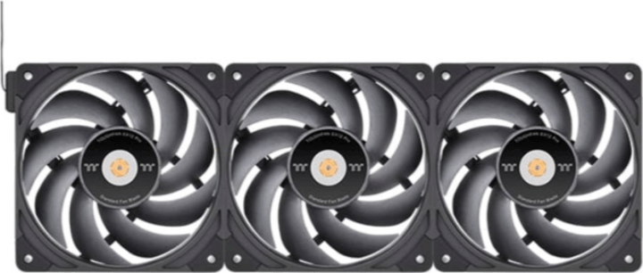 Thermaltake Toughfan EX12 Pro 120mm PWM Rendszerhűtő - Fekete (3db/csomag)