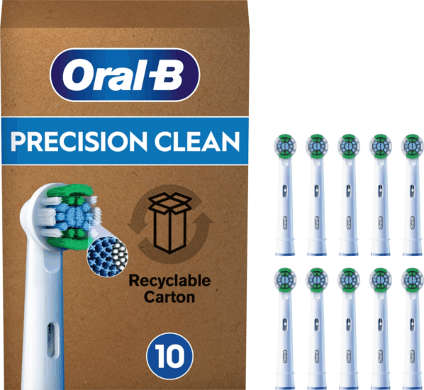 Oral-B Pro Precision Clean Elektromos fogkefe Pótfej - Fehér (10db) Oral-B Pro Precision Clean Elektromos fogkefe Pótfej - Fehér (10db)