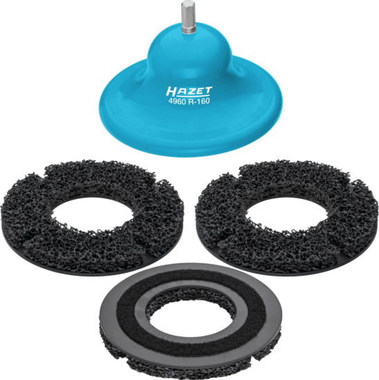 Hazet 4960R-160/4 Keréktárcsa-csiszoló szett - 160mm Hazet 4960R-160/4 Keréktárcsa-csiszoló szett - 160mm