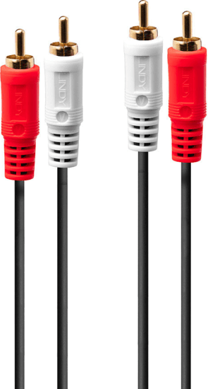 Lindy 35660 2x RCA apa - 2x RCA apa Kábel (1m)