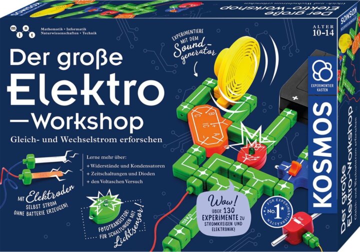 Kosmos 620820 Nagy Elektromos Műhely Kísérletező Készlet