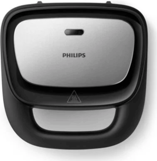 Philips 5000 HD2350/80 3az 1-ben szendvicssütő 750W - Fekete