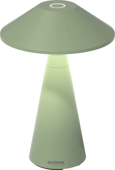 Sompex MOVE Akkus Asztali LED lámpa - Olívazöld