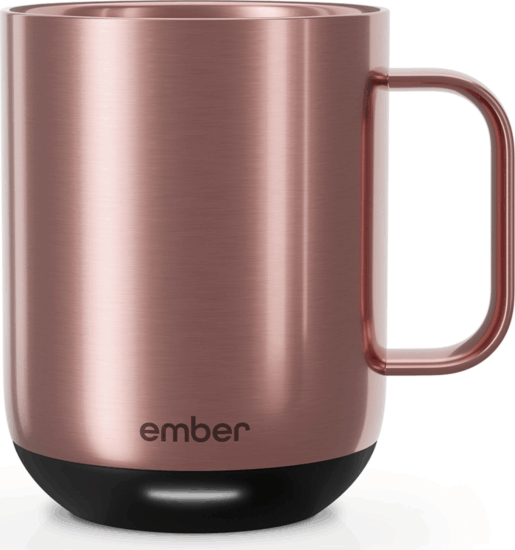 Ember 295ml Akkus Okos Acél / Kerámia Bögre Forró Italokhoz - Rózsaarany