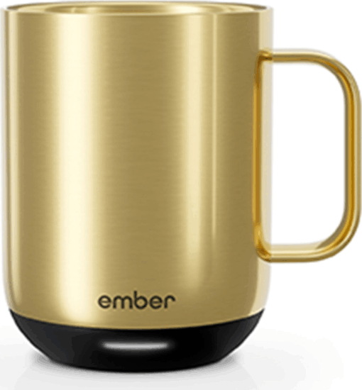 Ember 295ml Akkus Okos Acél / Kerámia Bögre Forró Italokhoz - Arany