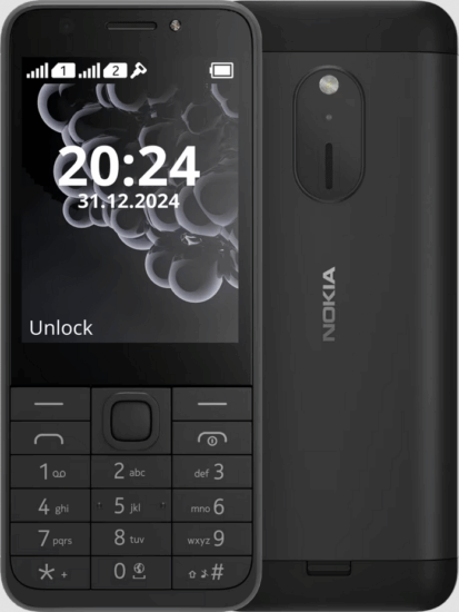 Nokia 230 (2024) Dual SIM Mobiltelefon - Fekete