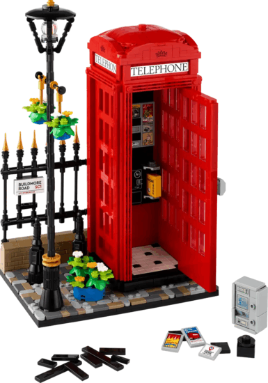 LEGO® Ideas: 21347 - Londoni piros telefonfülke LEGO® Ideas: 21347 - Londoni piros telefonfülke