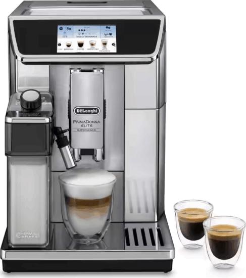 DeLonghi PrimaDonna Elite ECAM650.85.MS Automata kávéfőző DeLonghi PrimaDonna Elite ECAM650.85.MS Automata kávéfőző
