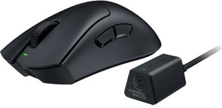 Razer DeathAdder V3 Pro Wireless Gaming Egér + HyperPolling Dongle - Fekete