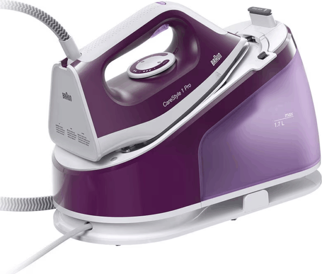 Braun CareStyle 1 Pro IS1514. VI Gőzállomás 1.7L 6 bar - Fehér/Lila