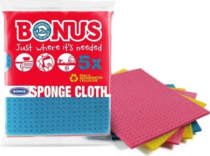 Bonus Szivacsos törlőkendő (5 db / csomag)