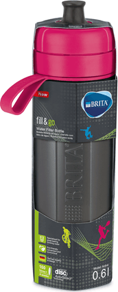 Brita FILL&GO Active 600ml Vízszűrő kulacs - Pink