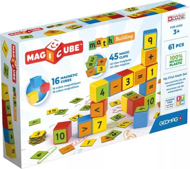 Geomag Magicube Számos mágneses építőkockák 61 darabos