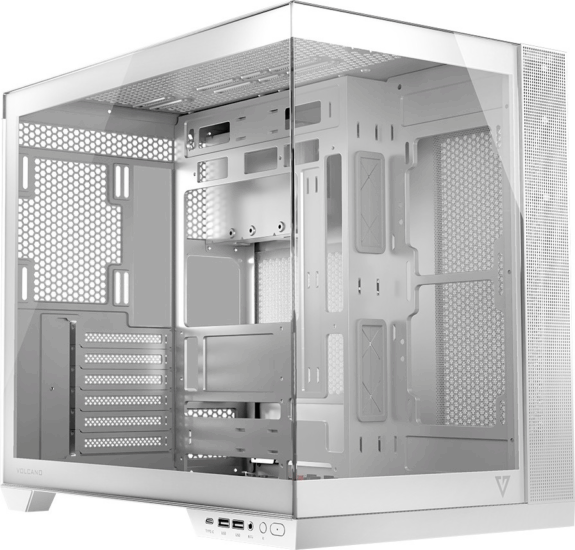 Modecom Volcano Panorama Számítógépház - Fehér