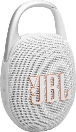 JBL Clip 5 Hordozható Bluetooth hangszóró - Fehér