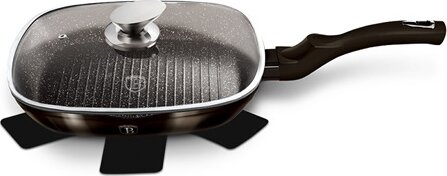 Berlinger Haus BH/6612 Grill serpenyő fedővel - 28 cm Berlinger Haus BH/6612 Grill serpenyő fedővel - 28 cm