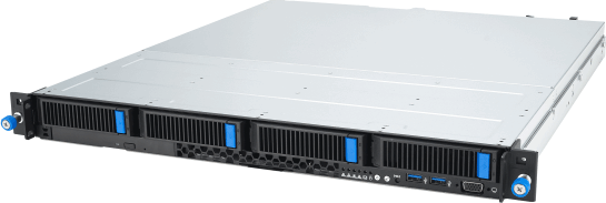 Asus RS300-E12-RS4/450W Barebone Rack Szerver (LGA1700 Xeon E-2400 széria / 4x DDR5 UDIMM / 8xSATA3 6Gb/s)