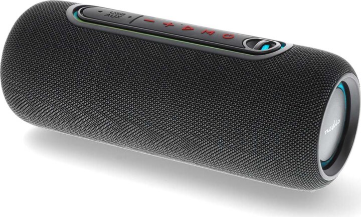 Nedis SPBT2460BK Hordozható Bluetooth hangszóró - Fekete