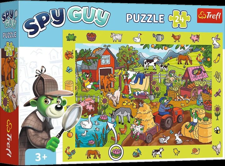 Trefl: Spy Guy Farm nyomozós képkereső puzzle - 24 darabos Trefl: Spy Guy Farm nyomozós képkereső puzzle - 24 darabos