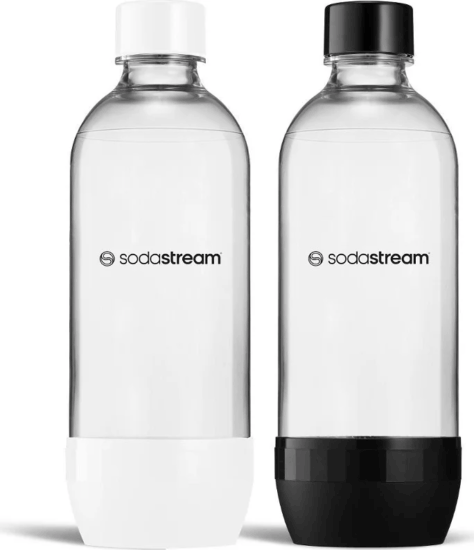 SodaStream Bo Jet Duo Fekete és fehér színű 1l palack szódagéphez (2db/csomag)