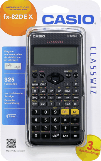Casio FX-82DE X Tudományos Számológép - Fekete