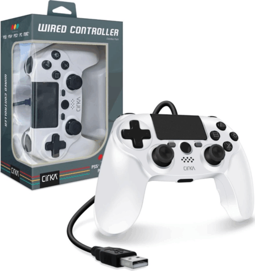 Hyperkin Cirka Nuforce Vezetékes kontroller - Fehér (PS4/PC/MAC)