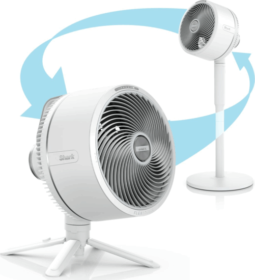 Shark FlexBreeze FA220EU Hordozható Akkus álló ventillátor - Fehér