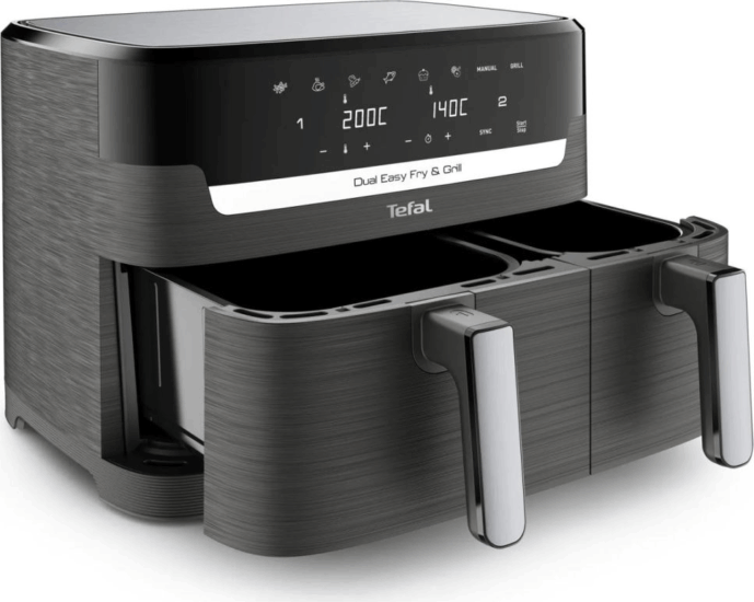 Tefal EY905B10 Dual Easy Fry & Grill Forrólevegős Fritőz és Grill Tefal EY905B10 Dual Easy Fry & Grill Forrólevegős Fritőz és Grill