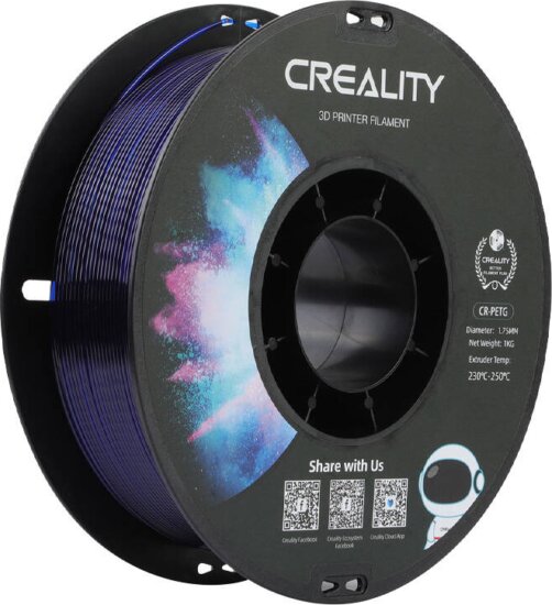 Creality CR-PETG Filament 1.75mm 1kg - Átlátszó kék