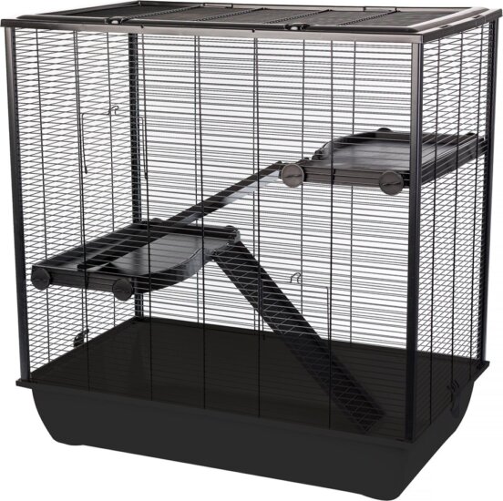 Inter-Zoo Frodo + Plastic Fekete hörcsög ketrec (78 x 48 x 80 cm) Inter-Zoo Frodo + Plastic Fekete hörcsög ketrec (78 x 48 x 80 cm)