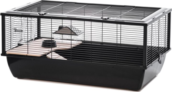 Inter-Zoo Bob + Wood Fekete hörcsög ketrec (78 x 48 x 38 cm) Inter-Zoo Bob + Wood Fekete hörcsög ketrec (78 x 48 x 38 cm)