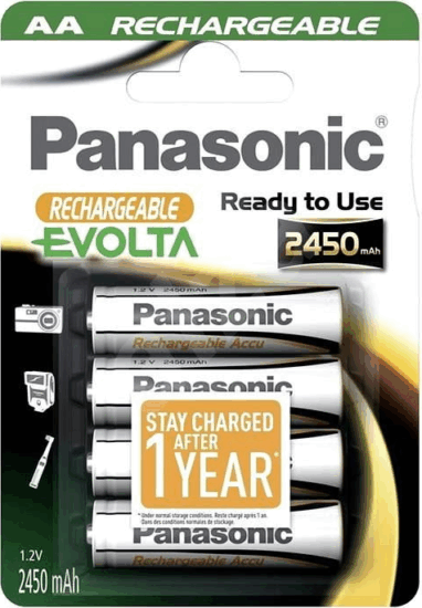 Panasonic Evolta NiMH Mignon AA 2450 mAh Ceruzaelem (4db/csomag) Panasonic Evolta NiMH Mignon AA 2450 mAh Ceruzaelem (4db/csomag)