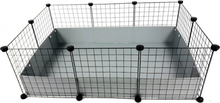 C&C 3x2 Moduláris ezüst rágcsáló ketrec (110 x 75 x 37 cm) C&C 3x2 Moduláris ezüst rágcsáló ketrec (110 x 75 x 37 cm)