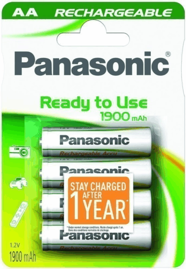 Panasonic Evolta NiMH Mignon AA 1900 mAh Ceruzaelem (4db/csomag)