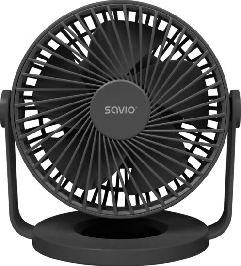 Savio AD-01 USB Asztali ventilátor - Fekete Savio AD-01 USB Asztali ventilátor - Fekete