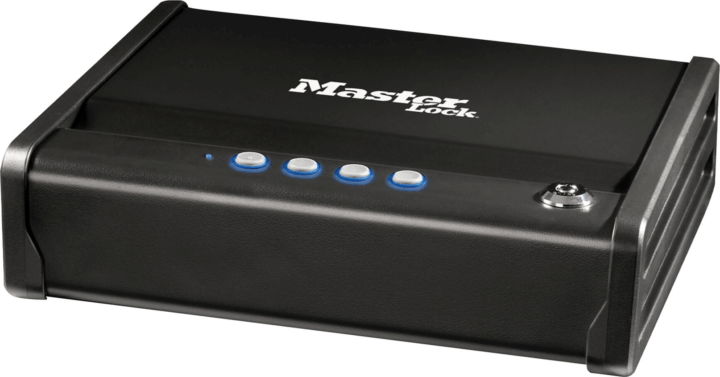 Master Lock MLD08E Mini Hordozható Széf - Fekete