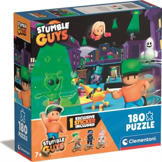 Clementoni Stumble Guys 3. széria - 180 darabos puzzle ajándék matricával