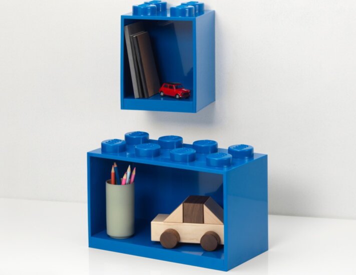 LEGO 41171731 Room Copenhagen Asztali / Fali tároló polc - Kék LEGO 41171731 Room Copenhagen Asztali / Fali tároló polc - Kék