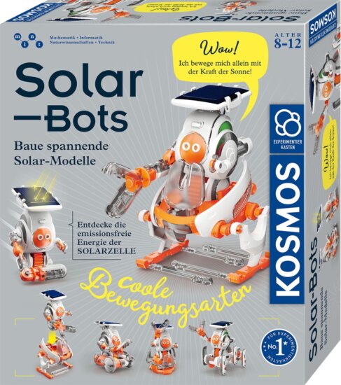 KOSMOS 621247 Solar Bots Napenergiás robotépítő készlet KOSMOS 621247 Solar Bots Napenergiás robotépítő készlet