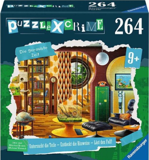Ravensburger 13393 - X Crime Kids: Az ellopott idő Puzzle 264 darabos