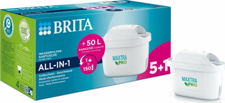 Brita Maxtra Pro All-In-1 Vízszűrő szűrőbetét 5+1 db