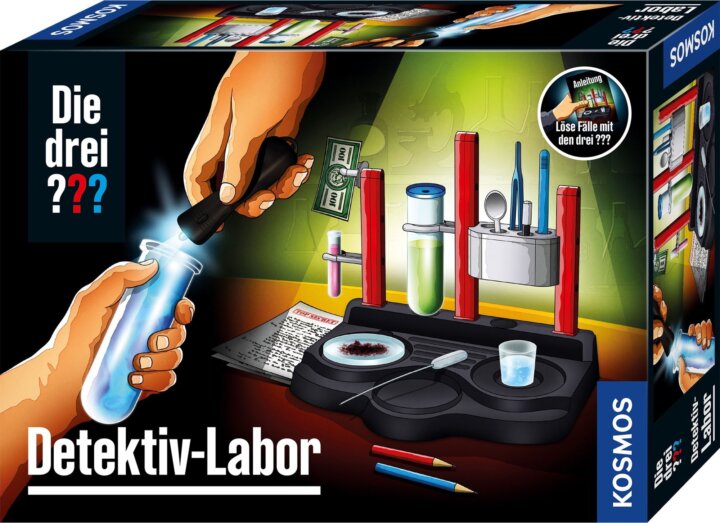 KOSMOS 632311 Die drei ??? - nyomozó kaland Detektív Labor készlet